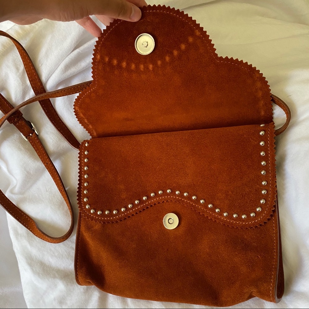 Sandro Suede Crossbody Purse - Picture 3 of 7